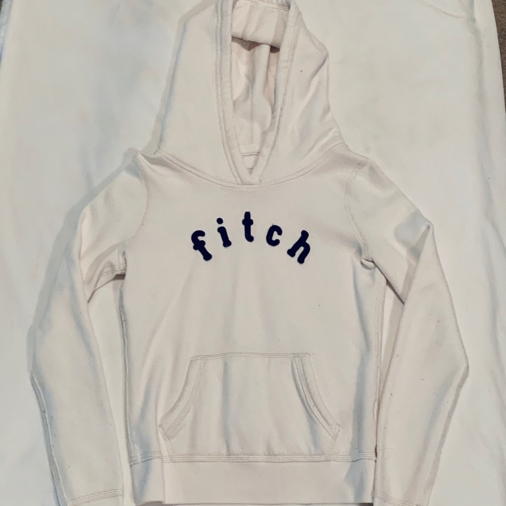 Abercrombie kids white hoodie